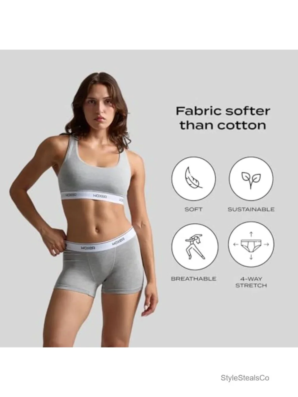 Modal Women's Boy Shorts - Anti Chafing Breathable Boxer Briefs